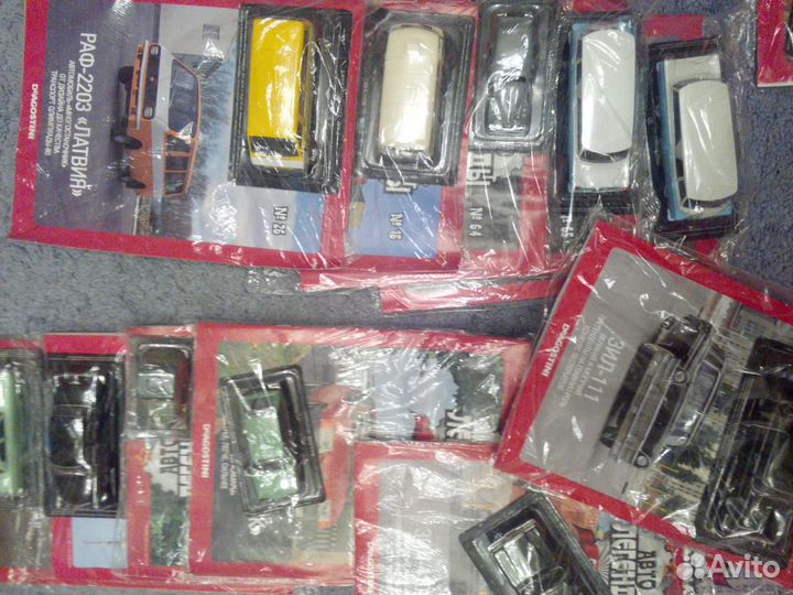 Автолегенды СССР Модели в масштабе 1:43
