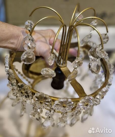 Хрустальное бра СССР