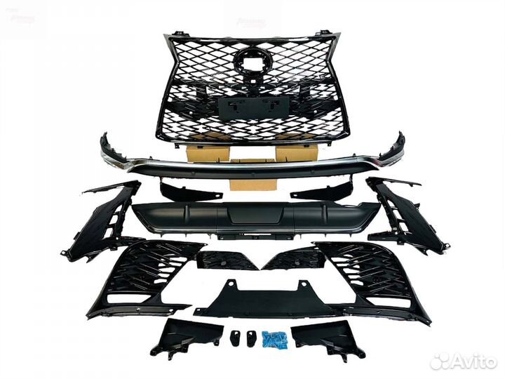 Обвес (с решеткой ) Lexus LX600 LX500d U6359