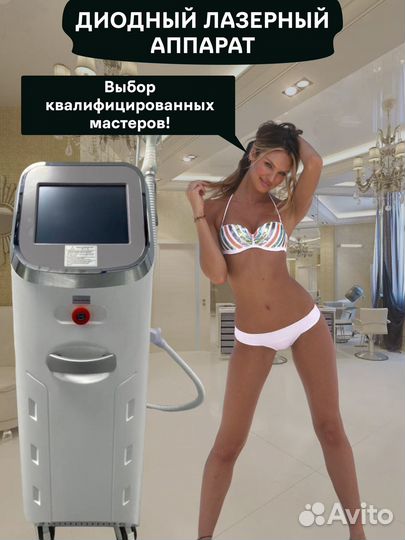 Диодный лазер 808 нм для эпиляции в кредит