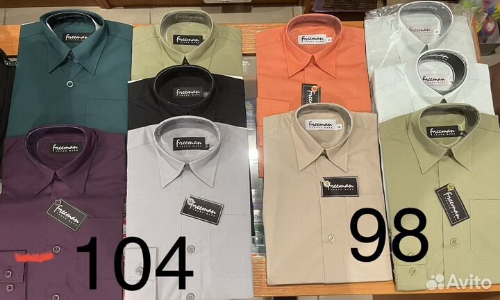 Рубашки 98-104 новые