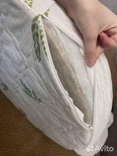 Матрас круглый 75+наматрасник+простынь на резинке