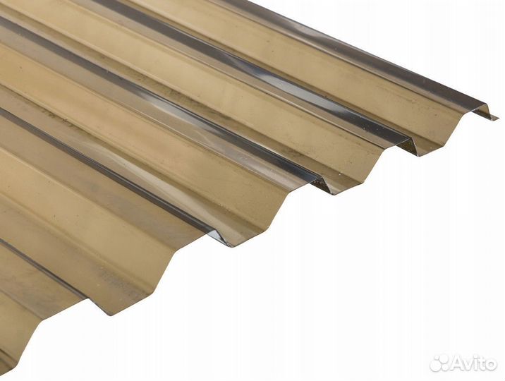 Поликарбонат монолитный трапеция