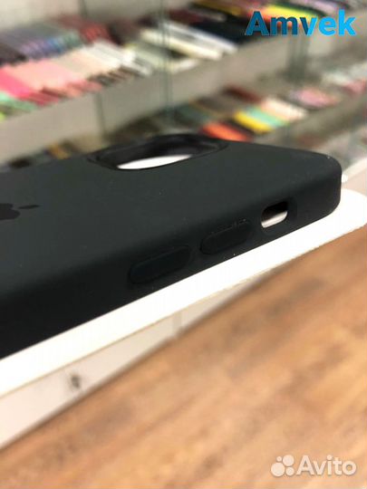 Чехол на iPhone 12 / 12 Pro (Lux копия) Dark Grey