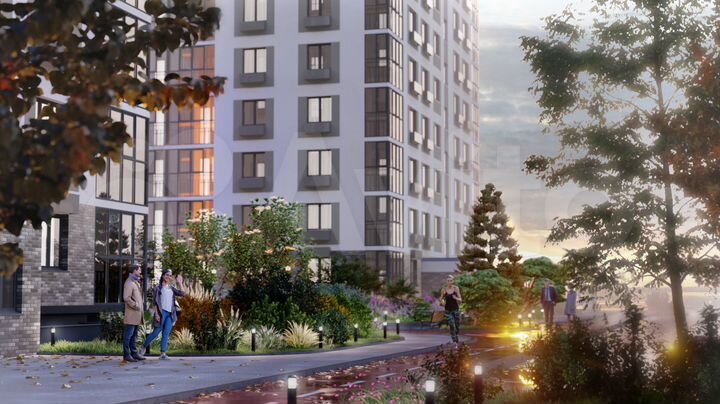 2-к. квартира, 69,4 м², 2/15 эт.