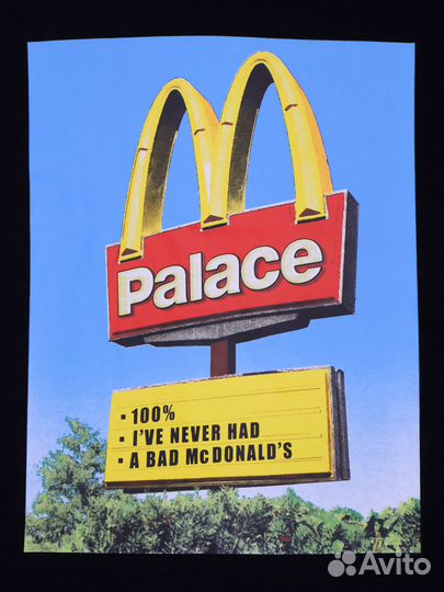 Футболка Palace McDonald's Sign Black