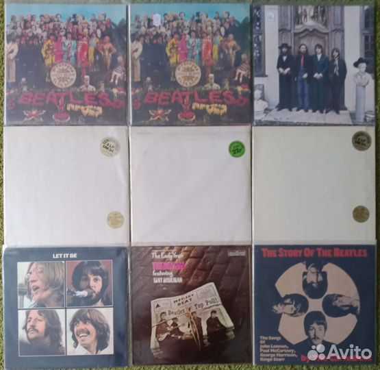 Остатки коллекции the beatles на фирменном виниле