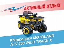 Квадроцикл motoland ATV 200 wild track X