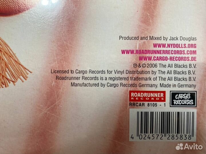 New York Dolls LP 2006 Germany SS