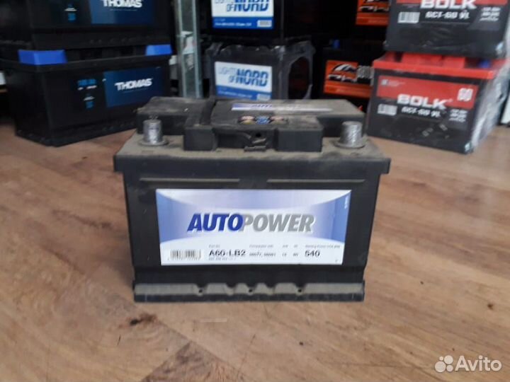 Аккумулятор Б/У 60 ампер низкий