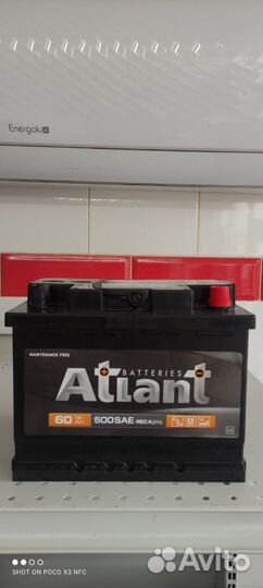 Аккумулятор для Авто 60 Ач 500А