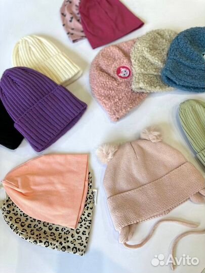 Шапка, панама плюш, кепки детские Н&М 62 - 128 см