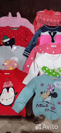 Вещи пакетом на девочку от 18м-2,5лет