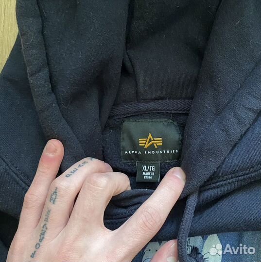 Худи alpha industries