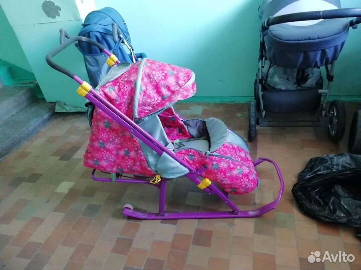 Коляска санки