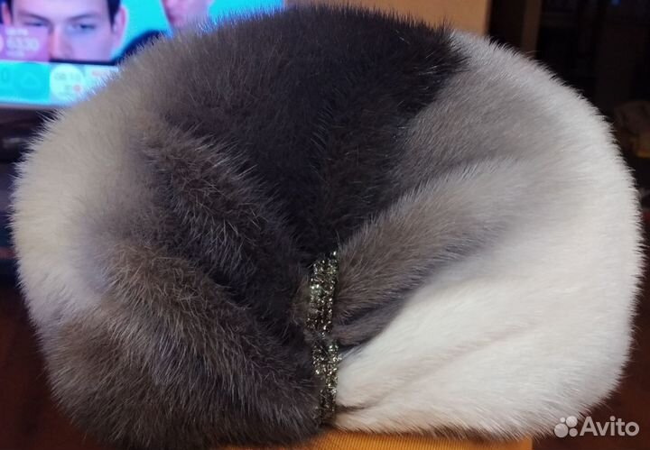 Шапка норковая женская