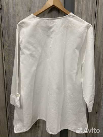 Летний пиджак/ кардиган лен / хлопок. Замер