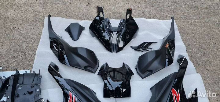 Bmw S1000RR Оригинал Пластик Black - Storm BMW K67