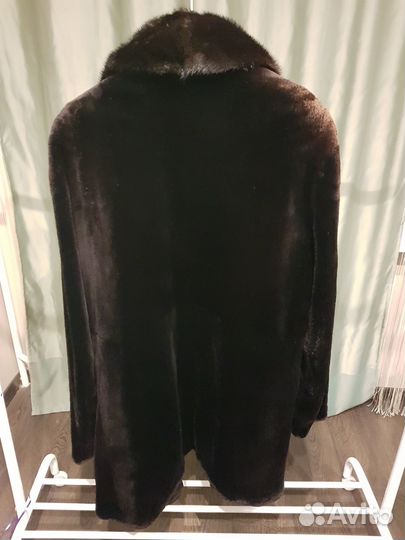Мужской норковый полушубок