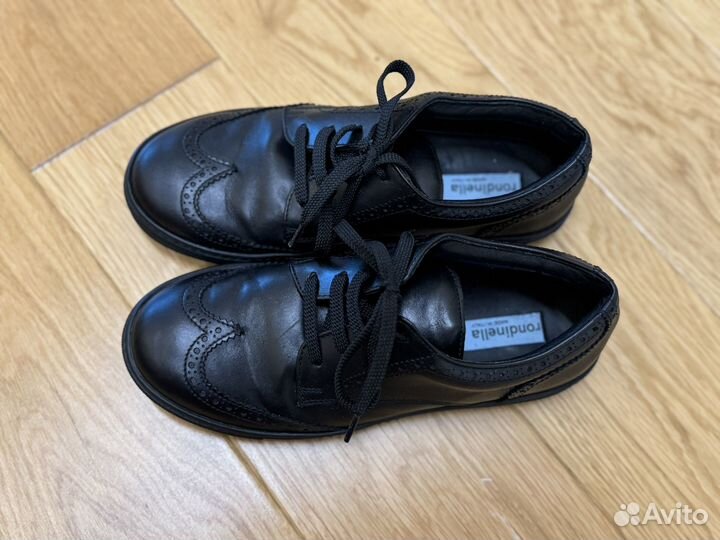 Кожаные дерби туфли на мальчика Rondinella