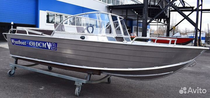 Новая лодка алюиниевая Wyatboat 430 DCM