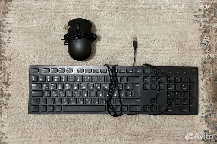 Комплект клавиатура и мышь Dell