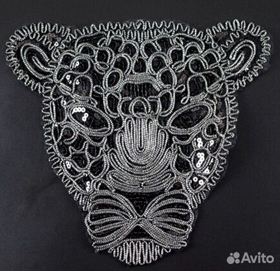 Аппликация пришивная Пантера