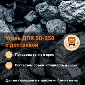 Уголь дпк 50-250 с доставкой в Елизаветинка