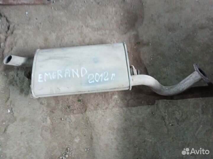 Глушитель на Geely Emgrand
