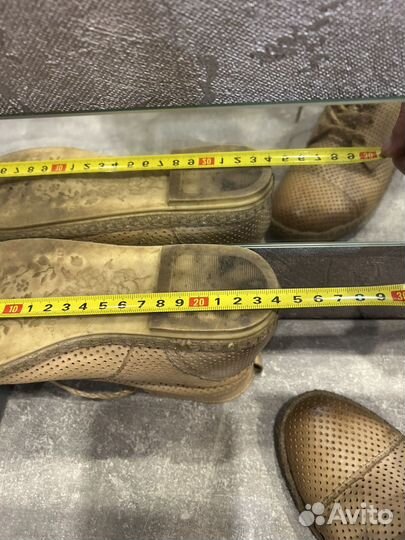 Легкие ботинки натуральеая кожа