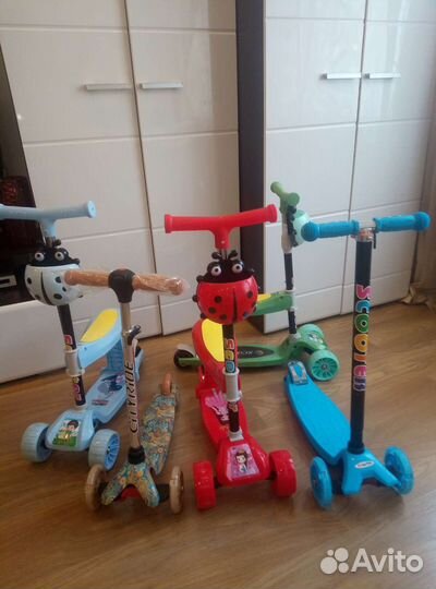 Новые самокаты, светящиеся колеса