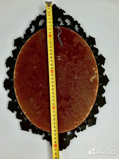 Картина 43 см./60-е гг./Рама Латунь/Италия