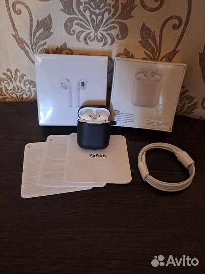 Airpods 2 Premium + чехол