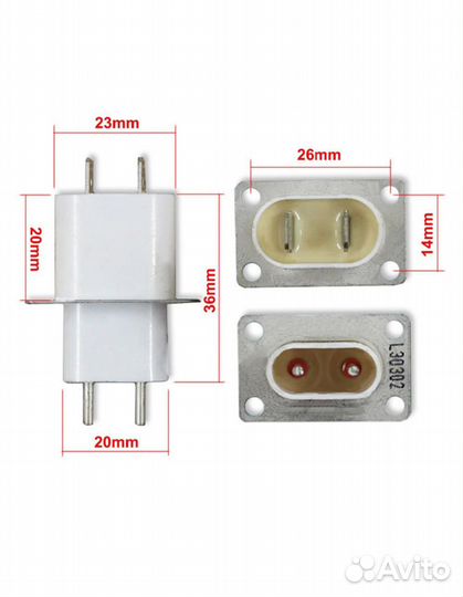 Конденсатор проходной для свч