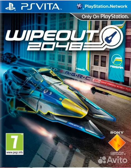 WipEout 2048 Vita анг. б\у без бокса