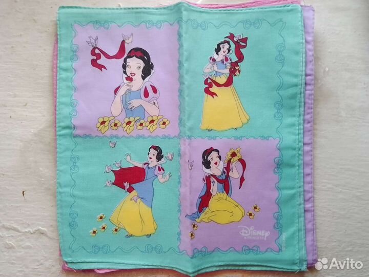 Набор носовых платочков с принцессой Disney новые