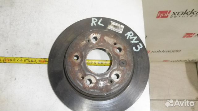 Тормозной диск, Honda Stream, RN3, задний, OEM №