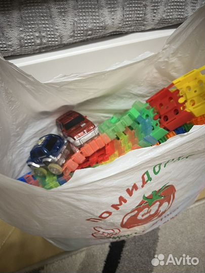 Гибкий трек с машинками