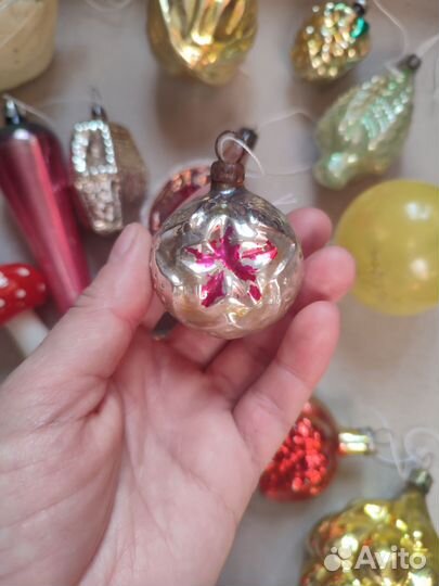 Елочные игрушки СССР одним лотом