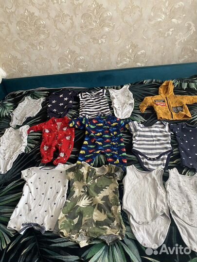 Большой пакет вещей на мальчика с 3 мес до года