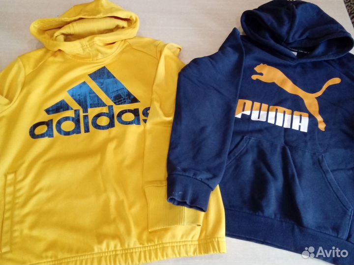 Спортивные штаны puma,adidas 152 размер,худи 152 р