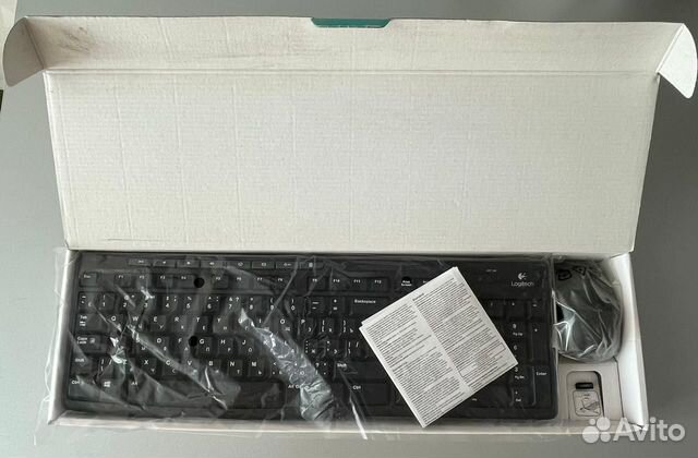 Комплект клавиатура и мышь logitech mk270