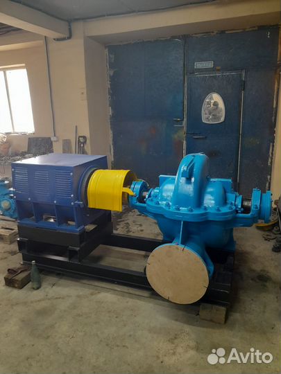Насос 1Д1600-90а на раме с эл.дв.132кВт1000обмин