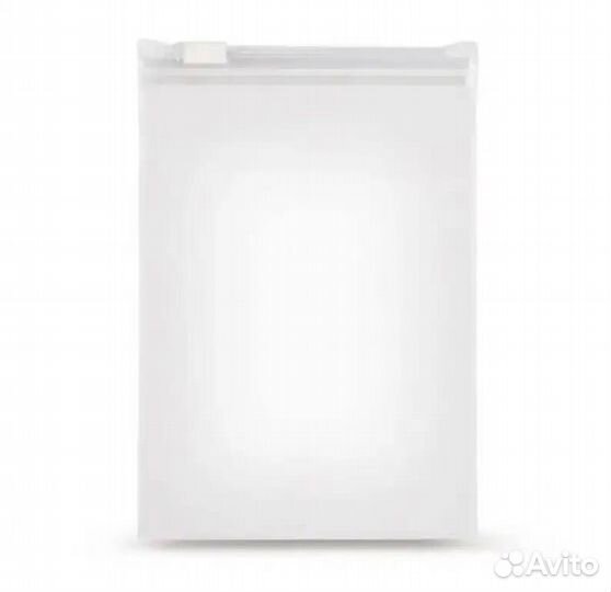 Пакет зиплок С бегунком 250Х250мм,матовый белый