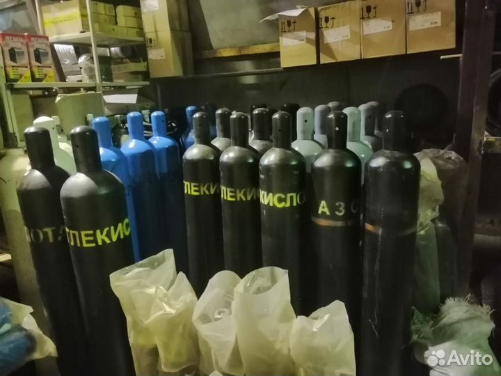 Газовые смеси в баллонах