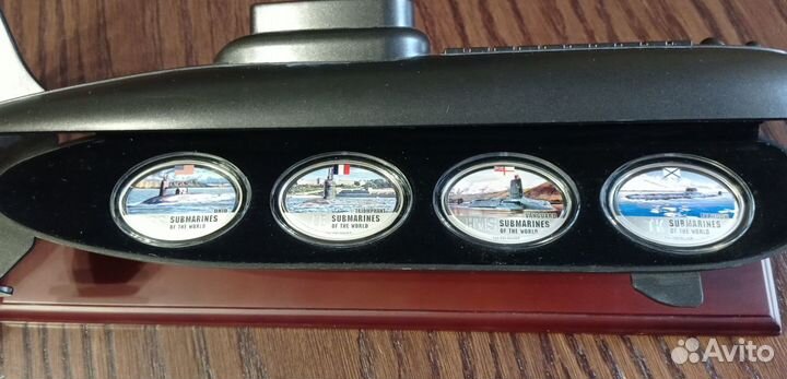 Монеты Набор Подводные лодки Серебро