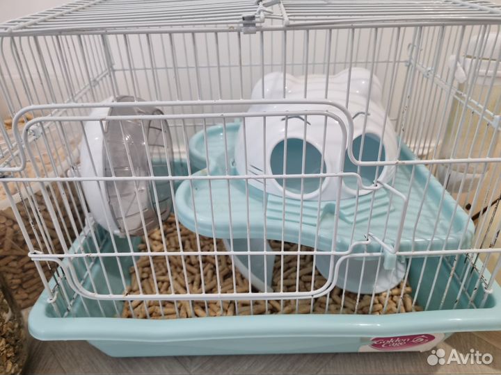 Клетка для хомяка со всеми прибамбасами