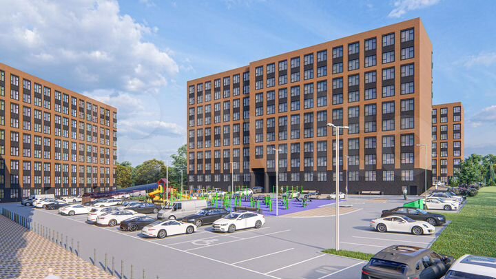1-к. квартира, 48,7 м², 3/10 эт.