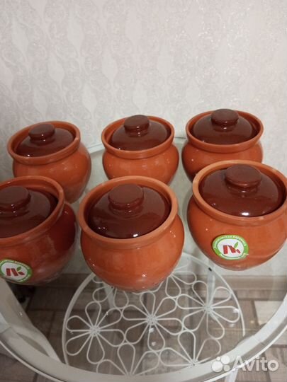 Горшочки для запекания 6 шт