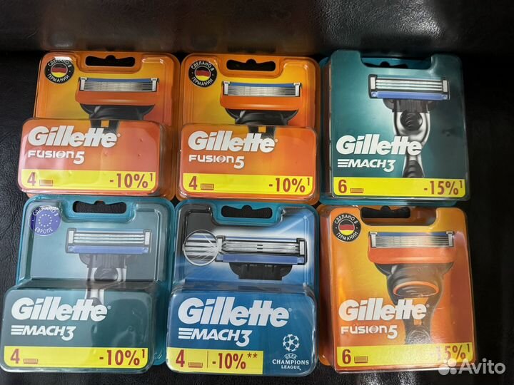 Gillette fusion 5 и mach3